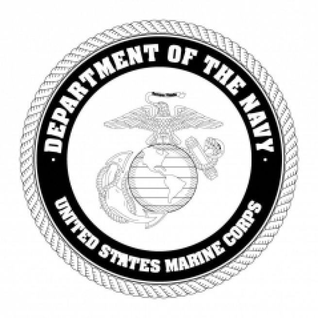 LASER ETCH USMC, MARINES LOGO.